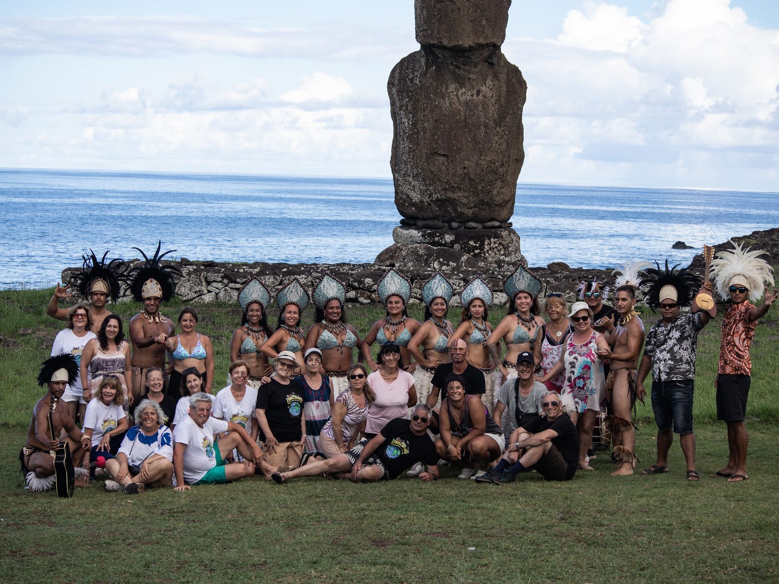 Grupo de Correcaminos en Isla de Pascua
