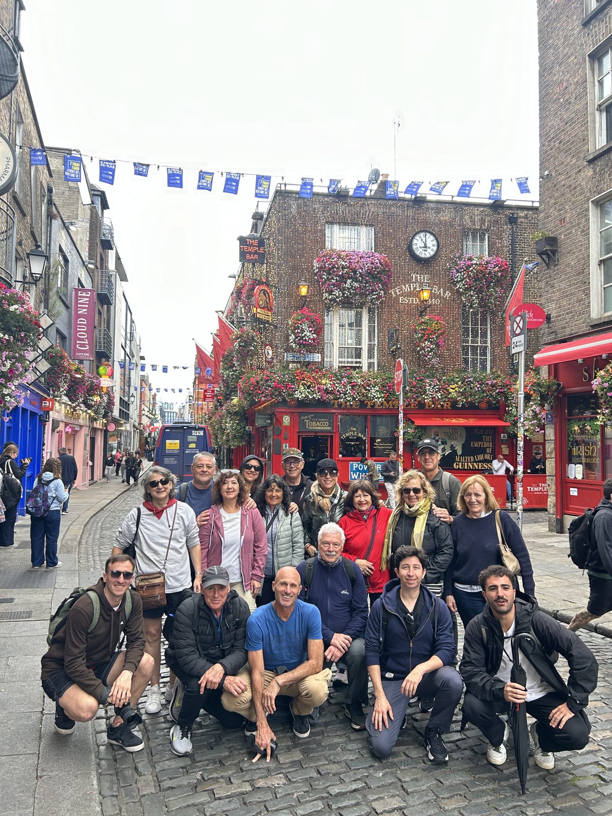 Grupo de Correcaminos en Temple Bar, Dublín